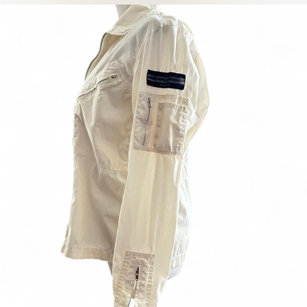 Vintage Calvin Klein Jeans Cream Utility Jacket - Picture 2 of 5